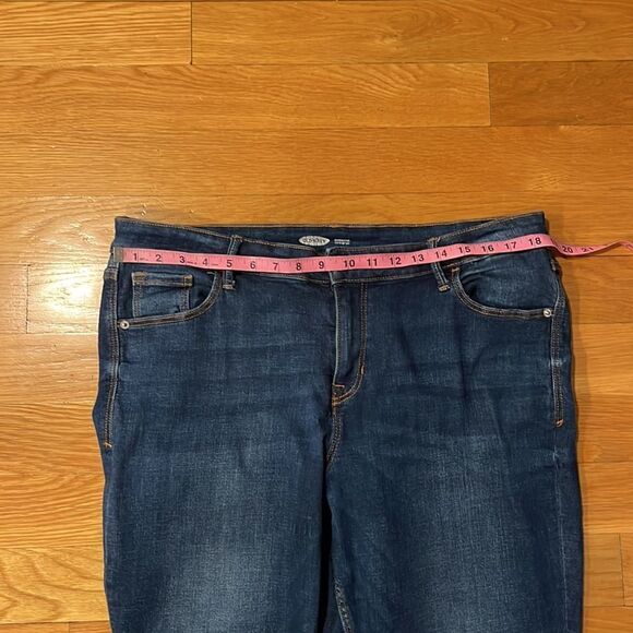 Old navy rockstar super skinny raw hem bottom jeans size 16. - Picture 5 of 8